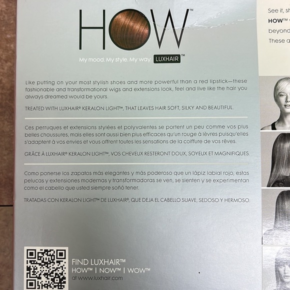 LUXHAIR High Fashion Wig Tabatha Coffey Sleek & Straight Lt. Golden Brown #1259 - Picture 10 of 12